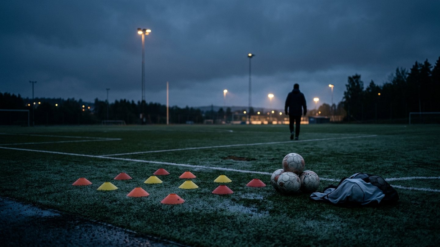 Illustrasjon til artikkelen Treningsøkter for barnefotball: slik bygger du en øktmal du kan gjenbruke